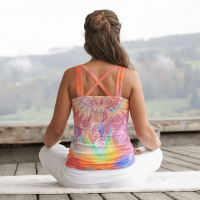 The Spirit of OM Yoga-Top Farbentanz