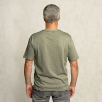 The Spirit of OM T-Shirt men - Ethno - salbei-grün