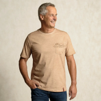 The Spirit of OM T-Shirt men  - Mountain - zirben-braun XL