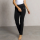 Spirit of OM Yoga-Hose mit Umschlagbund schwarz XL