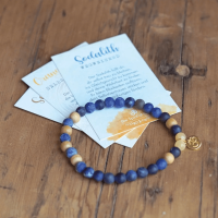 The Spirit of OM Armband Sodalith XS/S