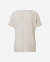 The Spirit of OM Shirt Ikat beige melange bunt XS