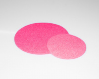 Filzuntersetzer-Vegan, 15 cm pink
