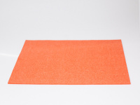 Tischset-Vegan 33 x 45 cm, 1 Stk. orange
