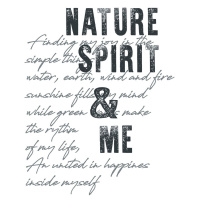The Spirit of OM T-Shirt ‚Nature Spirit‘ stein XXL