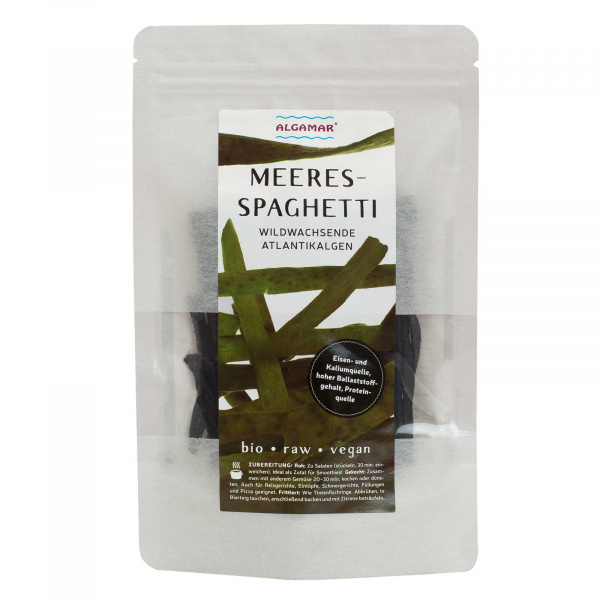 Bio Meeres-Spaghetti, 100 g, Rohkostqualität