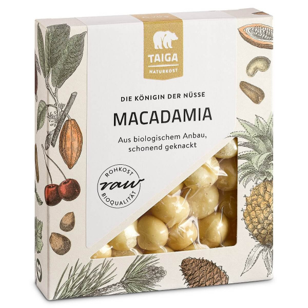 Macadamia Nüsse, bio, roh, 70 g