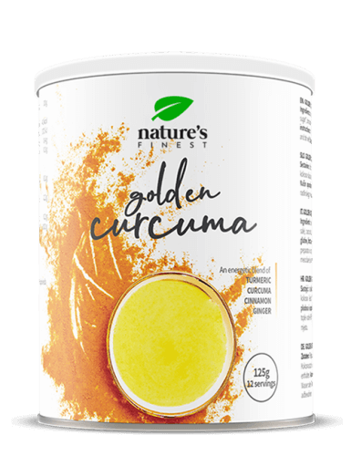 Bio Golden Curcuma Latte,125 g, Kurkuma-Getränkepulver auf Reispulverbasis