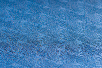 Yogamatte TPE ecofriendly - dunkelblau/hellblau 6mm zweischichtig mit Blume des Lebens