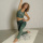 The Spirit of OM Yoga-Leggings Buddhi smaragd XS