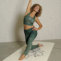 The Spirit of OM Yoga-Leggings Buddhi smaragd S