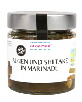 Algen und Shiitake in Marinade 160g (bio, vegan)