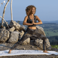 The Spirit Of OM Yoga-Leggings Maui black-nature