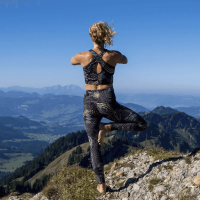 The Spirit Of OM Yoga-Leggings Maui black-nature XS